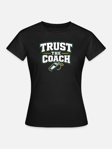 Fußballtraining Jugend-sport-trainer - Frauen T-Shirt - Schwarz