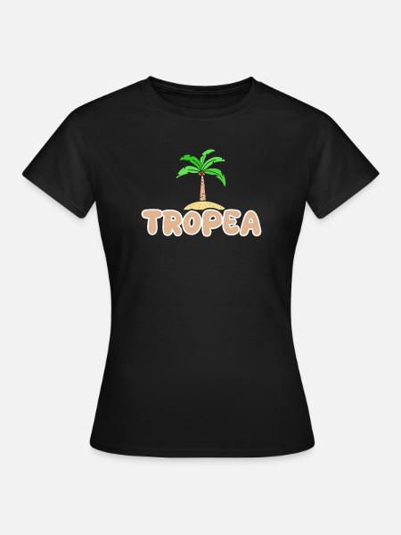 Tropea als Urlaub - Frauen T-Shirt - Schwarz