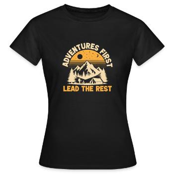 Girl Scout Leader Adventures First Scout - Frauen T-Shirt - Schwarz - Vorne - AI Model Female 172 dark (172cm)
