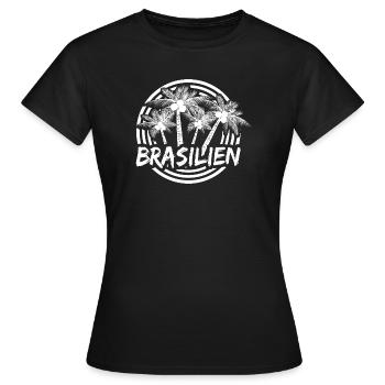 Ferien Brasilien - Frauen T-Shirt - Schwarz - Vorne - AI Model Female 172 dark (172cm)