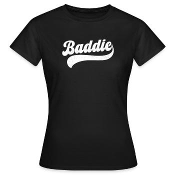 méchant - T-shirt Femme - noir - Devant - AI Model Female 172 dark (172cm)