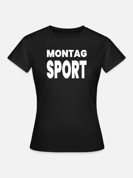 Sport - Frauen T-Shirt - Schwarz