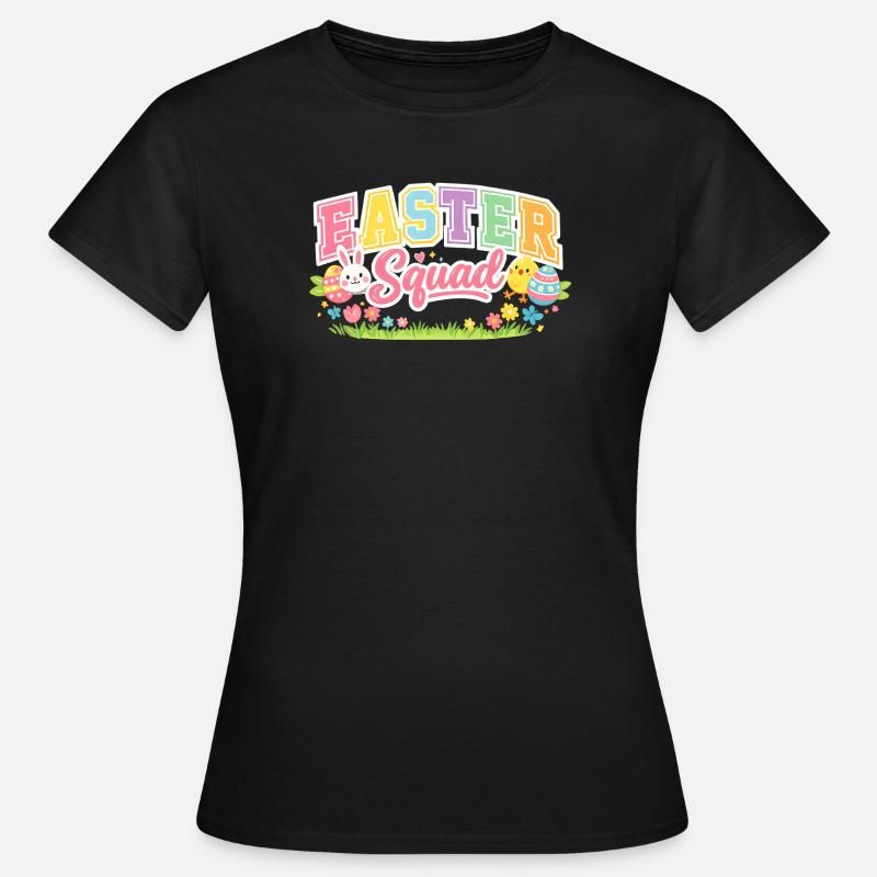 Easter Squad Egg Hunt - Frauen T-Shirt - Schwarz