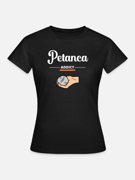 Petanque Addict Spanien - Frauen T-Shirt - Schwarz