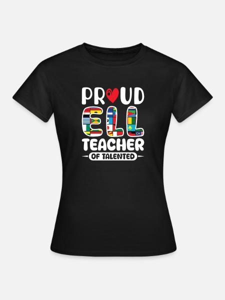 ELL-Lehrer englische Sprache - Frauen T-Shirt - Schwarz