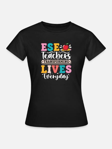 Geschenke für ESE-Lehrer - Frauen T-Shirt - Schwarz