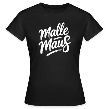 Mallemaus JGA Frauen Mallorca Fan Party Malle Maus - Frauen T-Shirt - Schwarz - Vorne - AI Model Female 172 dark (172cm)