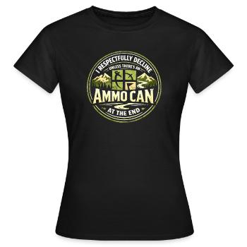 Only with cache at the destination | Geocaching Humor - Women's T-Shirt - black - Front - AI Model Female 172 dark (172cm)