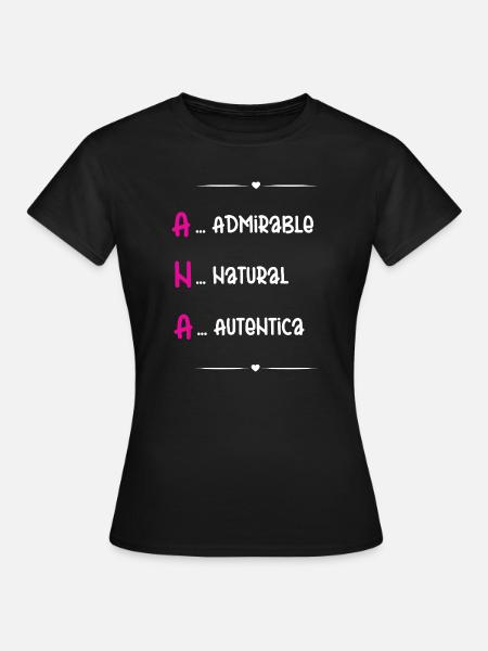 Personalisiertes Geschenk Ana - Frauen T-Shirt - Schwarz
