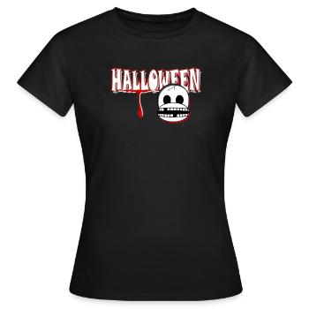 HALLOWEEN - Frauen T-Shirt - Schwarz - Vorne - AI Model Female 172 dark (172cm)