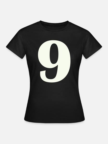 9 - Frauen T-Shirt - Schwarz