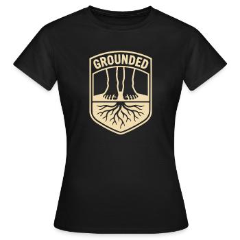 Grounded Mindfulness Balance - Women's T-Shirt - black - Front - AI Model Female 172 dark (172cm)
