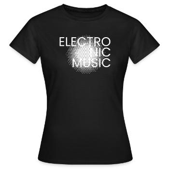 Affiche de musique électronique - T-shirt Femme - noir - Devant - AI Model Female 172 dark (172cm)
