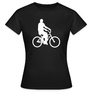 Bicyclette - T-shirt Femme - noir - Devant - AI Model Female 172 dark (172cm)