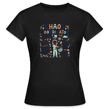 Chaos Coordinator Mum - Women's T-Shirt - black - Front - AI Model Female 172 dark (172cm)