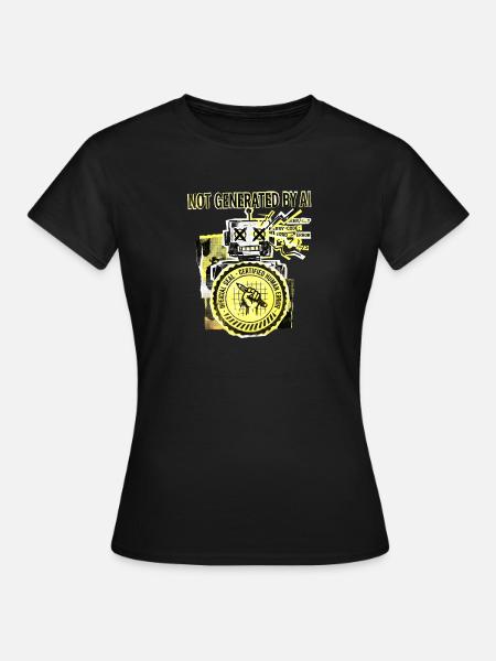 AI Human Error - Frauen T-Shirt - Schwarz