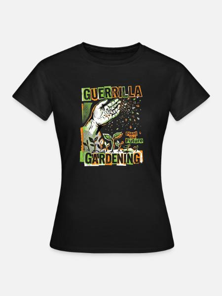 Gärtnern Großstadt - Frauen T-Shirt - Schwarz