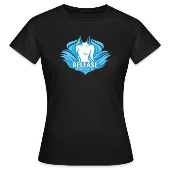 Guérison somatique Thérapie somatique - T-shirt Femme - noir - Devant - AI Model Female 172 dark (172cm)