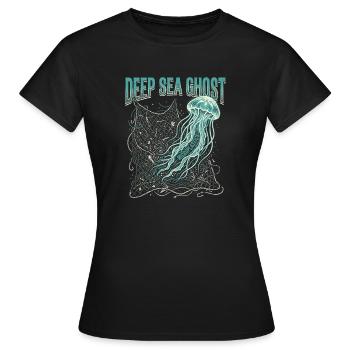 Fantôme des Profondeurs - T-shirt Femme - noir - Devant - AI Model Female 172 dark (172cm)