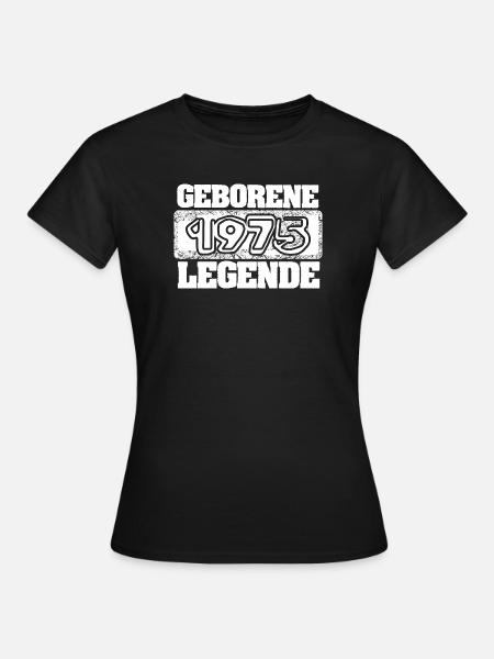 1975 - Frauen T-Shirt - Schwarz
