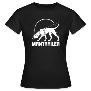 Foxhound MANTRAILER Chiens de recherche Chiens Wilsigns chiens - T-shirt Femme - noir - Devant - AI Model Female 172 dark (172cm)