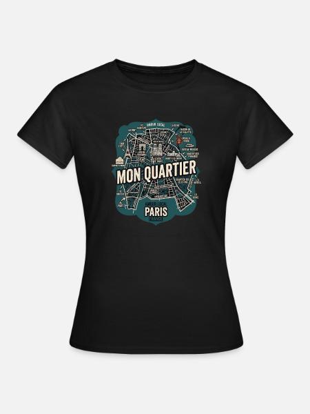 Mon Quartier - Frauen T-Shirt - Schwarz