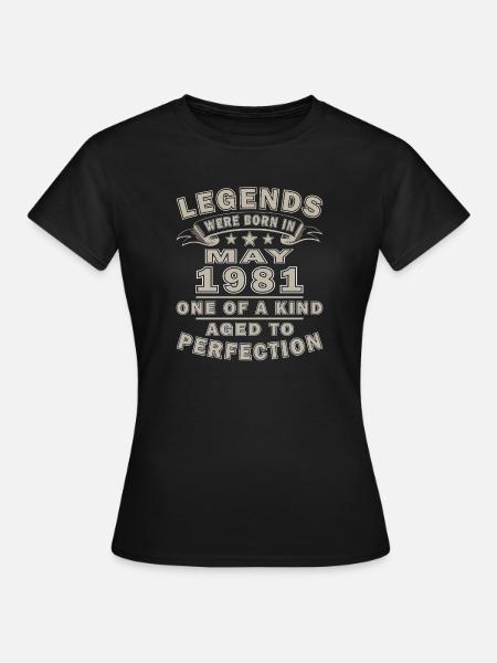 Mai 1981 - Mai 1981 - Frauen T-Shirt - Schwarz
