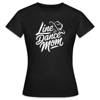 Maman de danse occidentale - T-shirt Femme - noir - Devant - AI Model Female 172 dark (172cm)