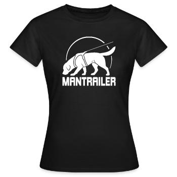 Labrador MANTRAILER Chiens de recherche Chiens Saules chiens - T-shirt Femme - noir - Devant - AI Model Female 172 dark (172cm)
