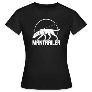 Labrador MANTRAILER Chiens de recherche Chiens Saules chiens - T-shirt Femme - noir - Devant - AI Model Female 172 dark (172cm)