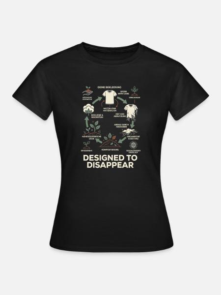 Aktiver Umweltschutz - Frauen T-Shirt - Schwarz