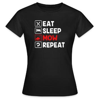 Paysagiste - T-shirt Femme - noir - Devant - AI Model Female 172 dark (172cm)