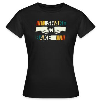 Shake N Bake Coup de Poing - T-shirt Femme - noir - Devant - AI Model Female 172 dark (172cm)
