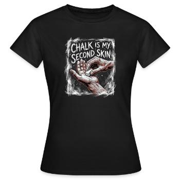 Calisthenics Skin - Frauen T-Shirt - Schwarz - Vorne - AI Model Female 172 dark (172cm)