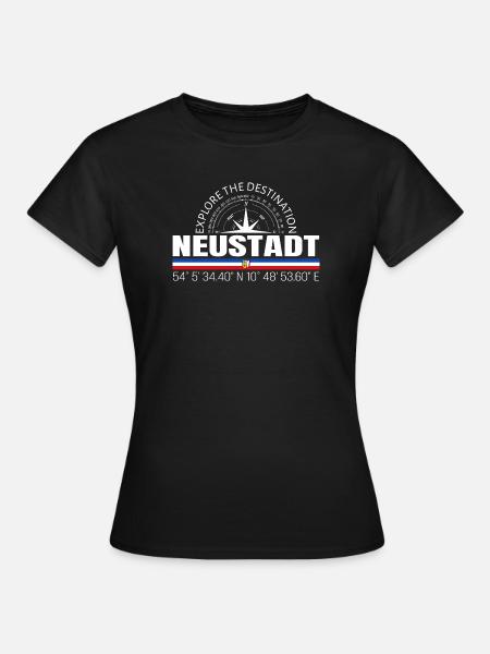 Neustadt - Frauen T-Shirt - Schwarz