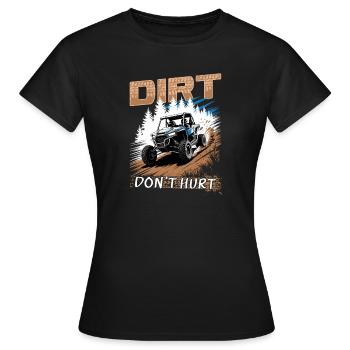 UTV Tout-Terrain 4 Roues Côte à côte - T-shirt Femme - noir - Devant - AI Model Female 172 dark (172cm)