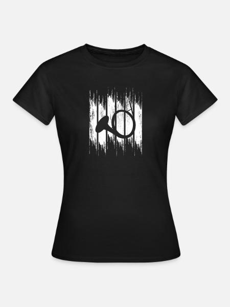 Waldhorn - Frauen T-Shirt - Schwarz