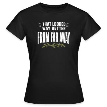 Schuppen-jagd-schuppen-jäger-geweih-jagd-weißwedel - Frauen T-Shirt - Schwarz - Vorne - AI Model Female 172 dark (172cm)