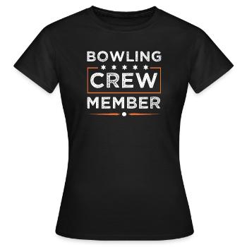 Équipe de bowling - T-shirt Femme - noir - Devant - AI Model Female 172 dark (172cm)