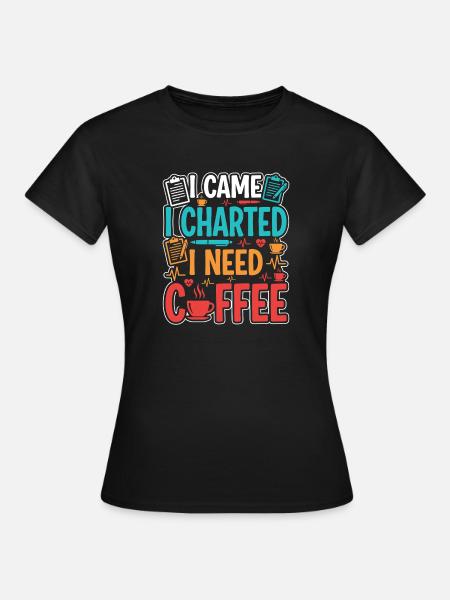 Nachtschicht-krankenschwester, Müde - Frauen T-Shirt - Schwarz