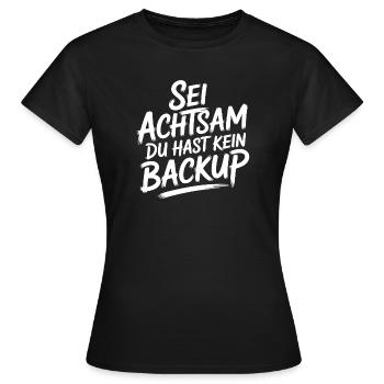 Motiv Achtsamkeit - Frauen T-Shirt - Schwarz - Vorne - AI Model Female 172 dark (172cm)