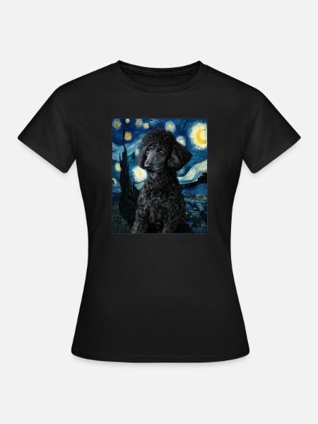 Pudel - Frauen T-Shirt - Schwarz