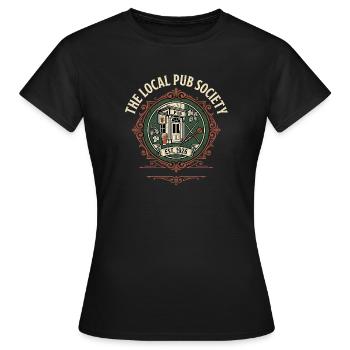 Local Pub Fan - Frauen T-Shirt - Schwarz - Vorne - AI Model Female 172 dark (172cm)