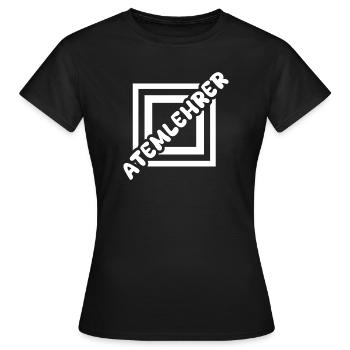 Instructeur de Respiration Gift - T-shirt Femme - noir - Devant - AI Model Female 172 dark (172cm)