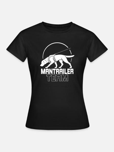 Labrador Mantrailer Team Hundesport Hunde Wilsigns - Frauen T-Shirt - Schwarz