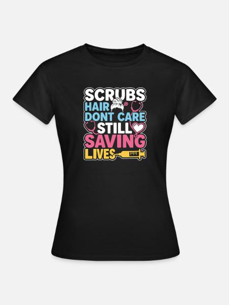 Nachtschicht-krankenschwester, Müde - Frauen T-Shirt - Schwarz