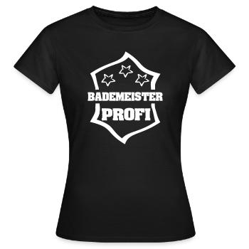 maître nageur - T-shirt Femme - noir - Devant - AI Model Female 172 dark (172cm)