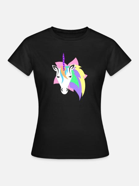 Introvertiertes Einhorn – Leave Me Alone - Frauen T-Shirt - Schwarz
