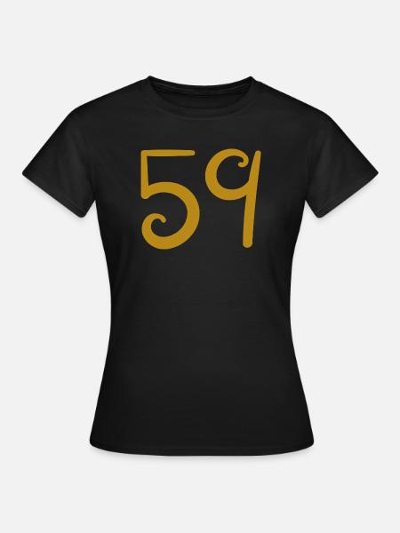 59 - Frauen T-Shirt - Schwarz