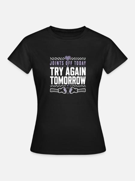 Eds-bewusstsein Ehlers-danlos Zebra-krieger - Frauen T-Shirt - Schwarz
